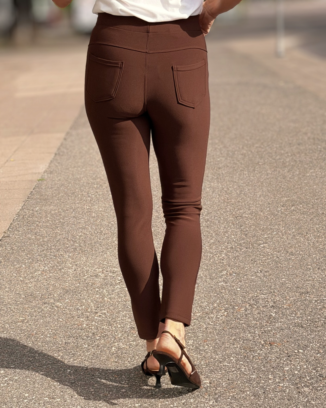 Leggings med fickor