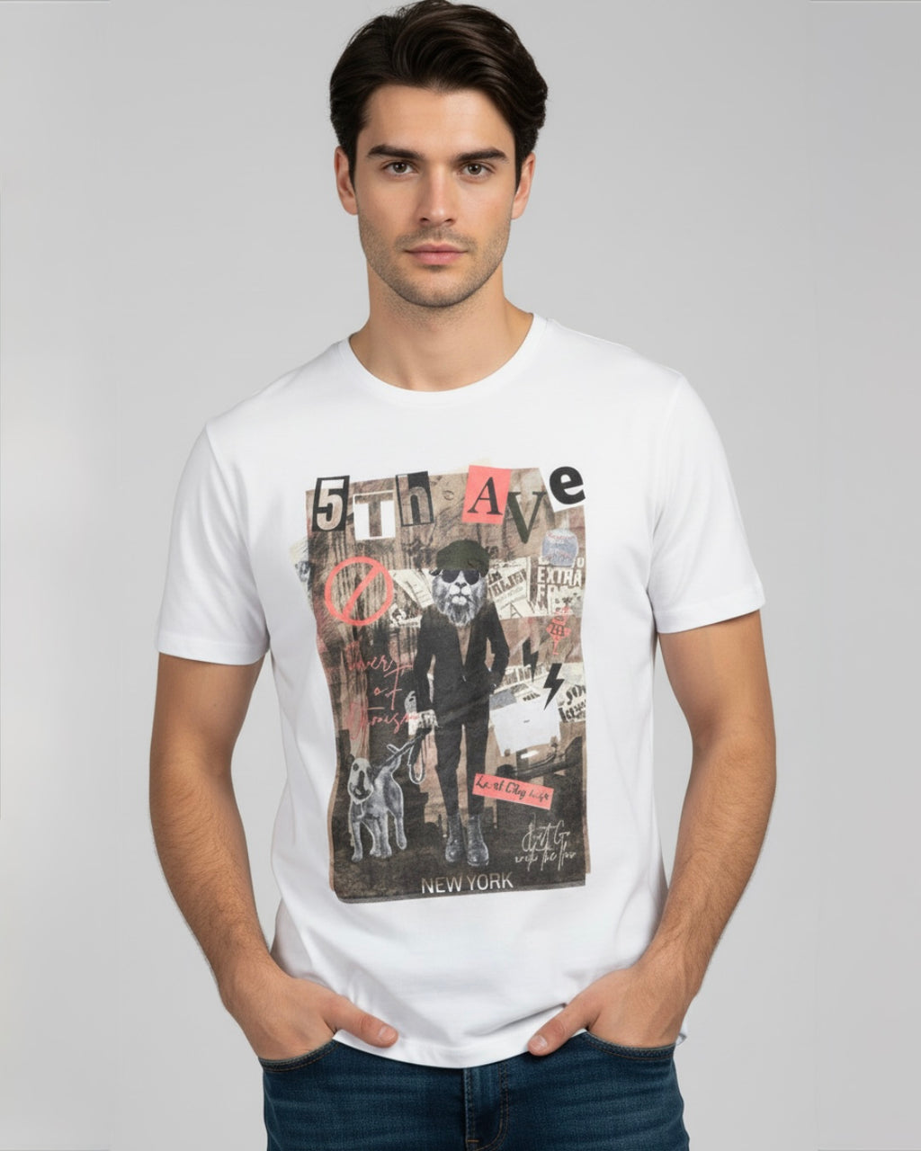 T-shirt med tryck