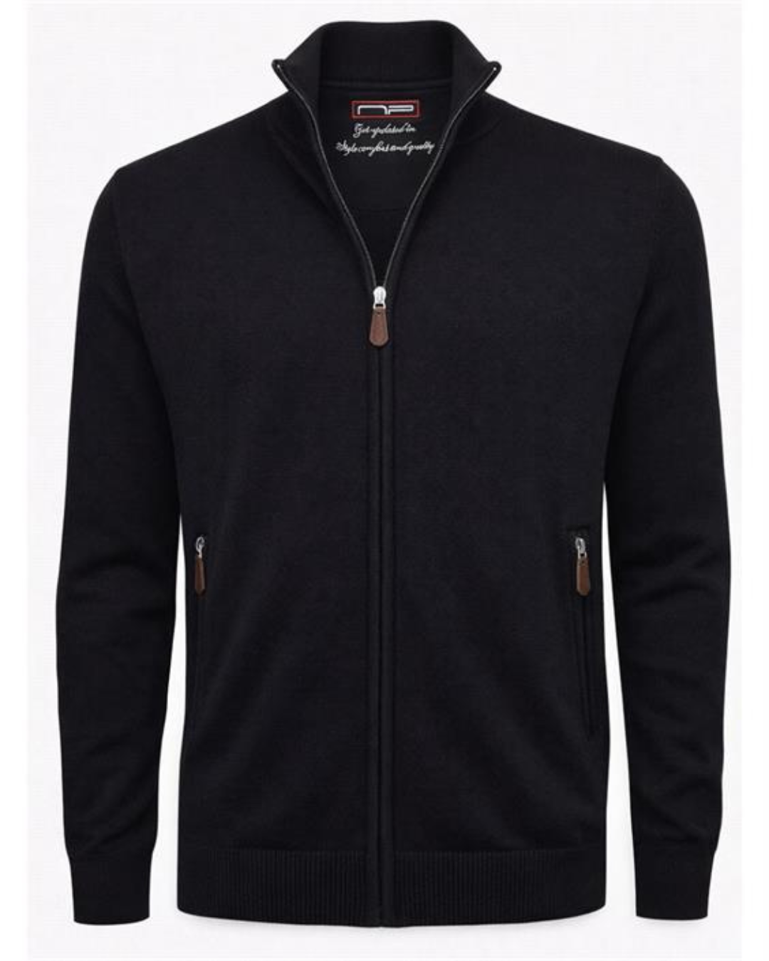 Cardigan med dragkedja