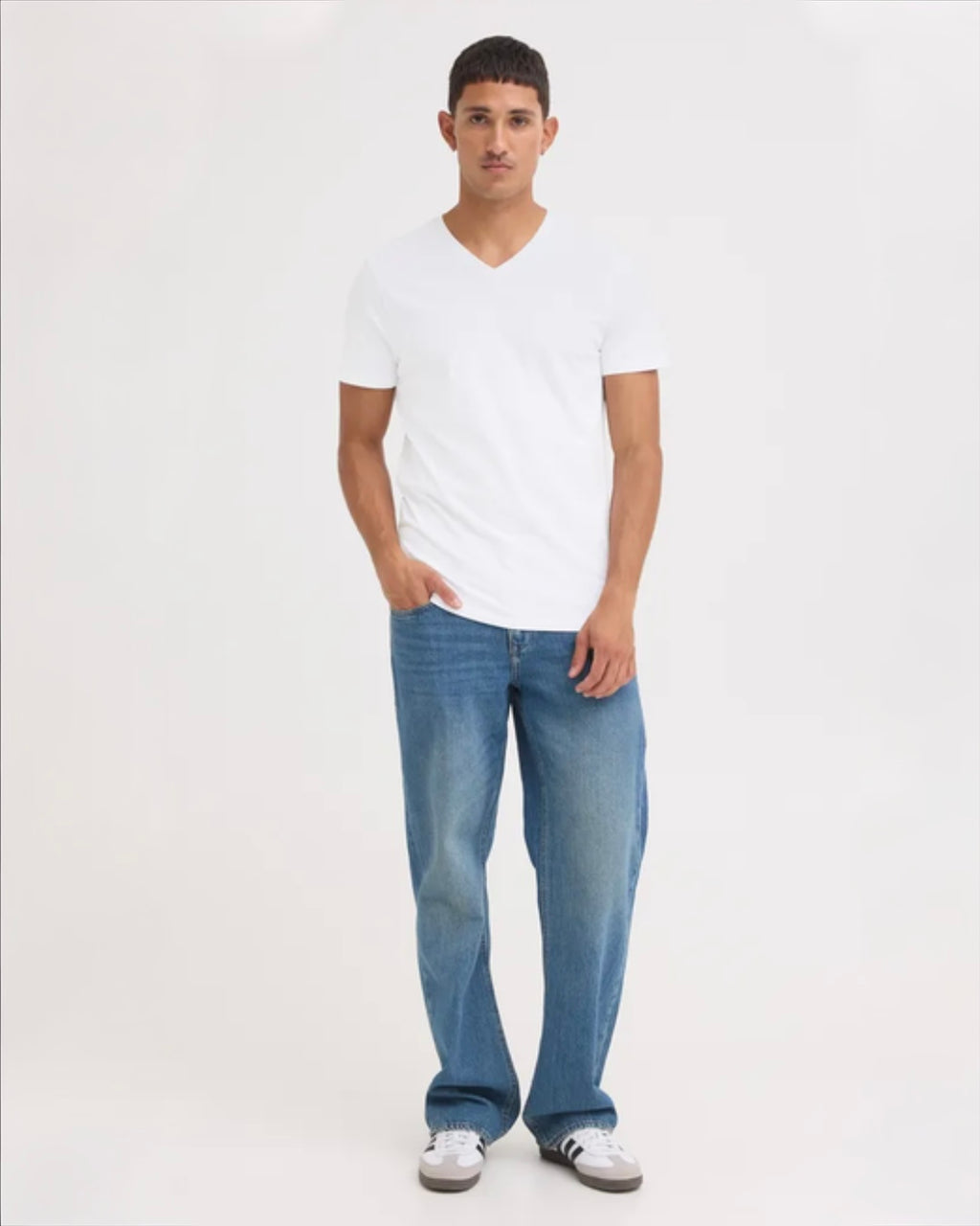 2-pack t-shirt v-hals
