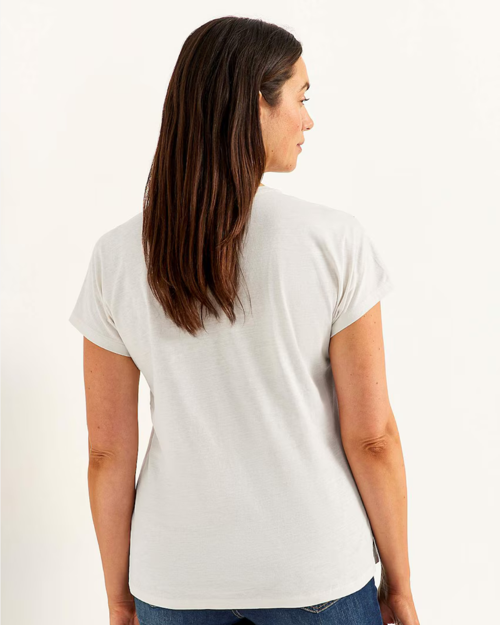 T-shirt med blommor