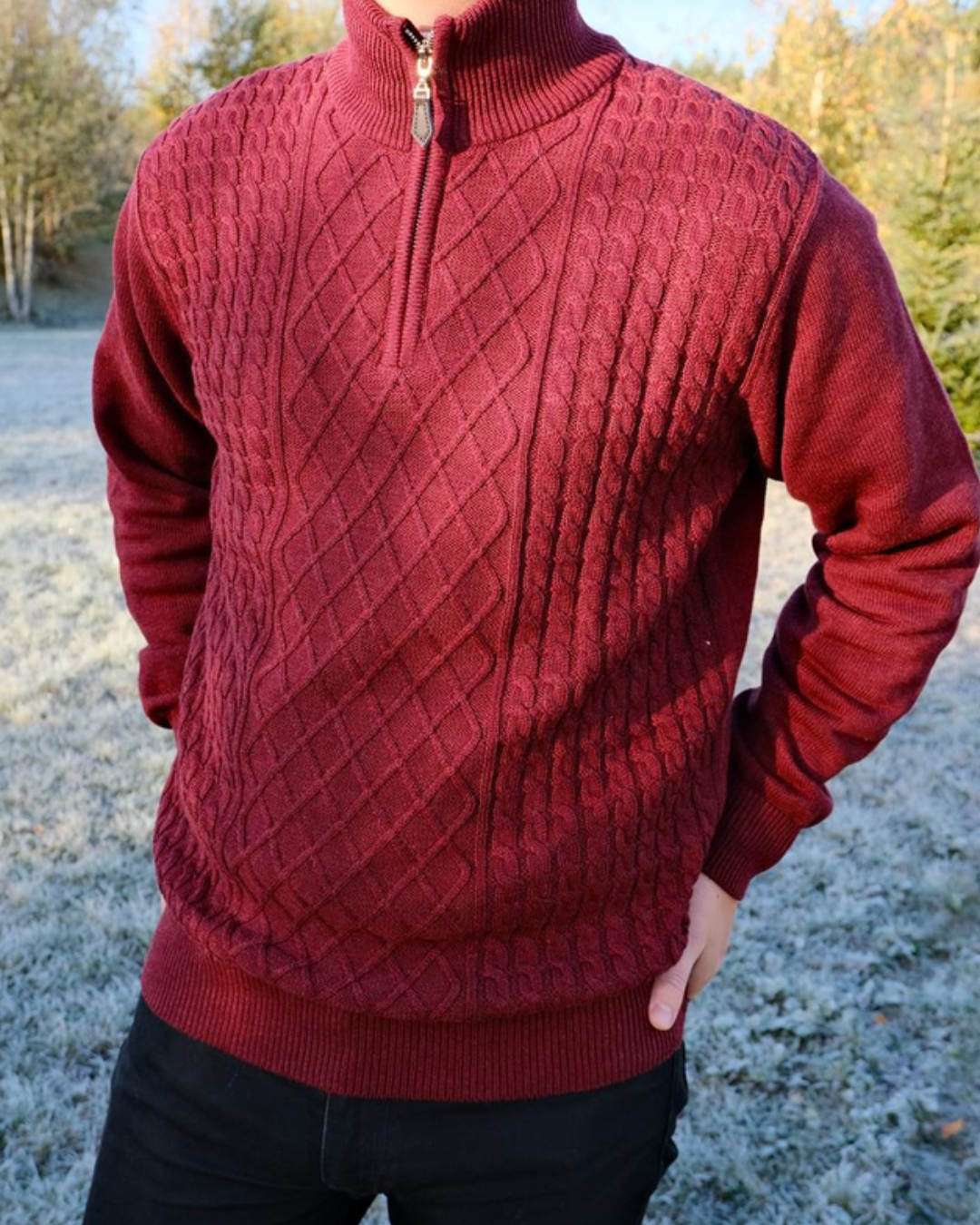 Half-zip i 3 färger