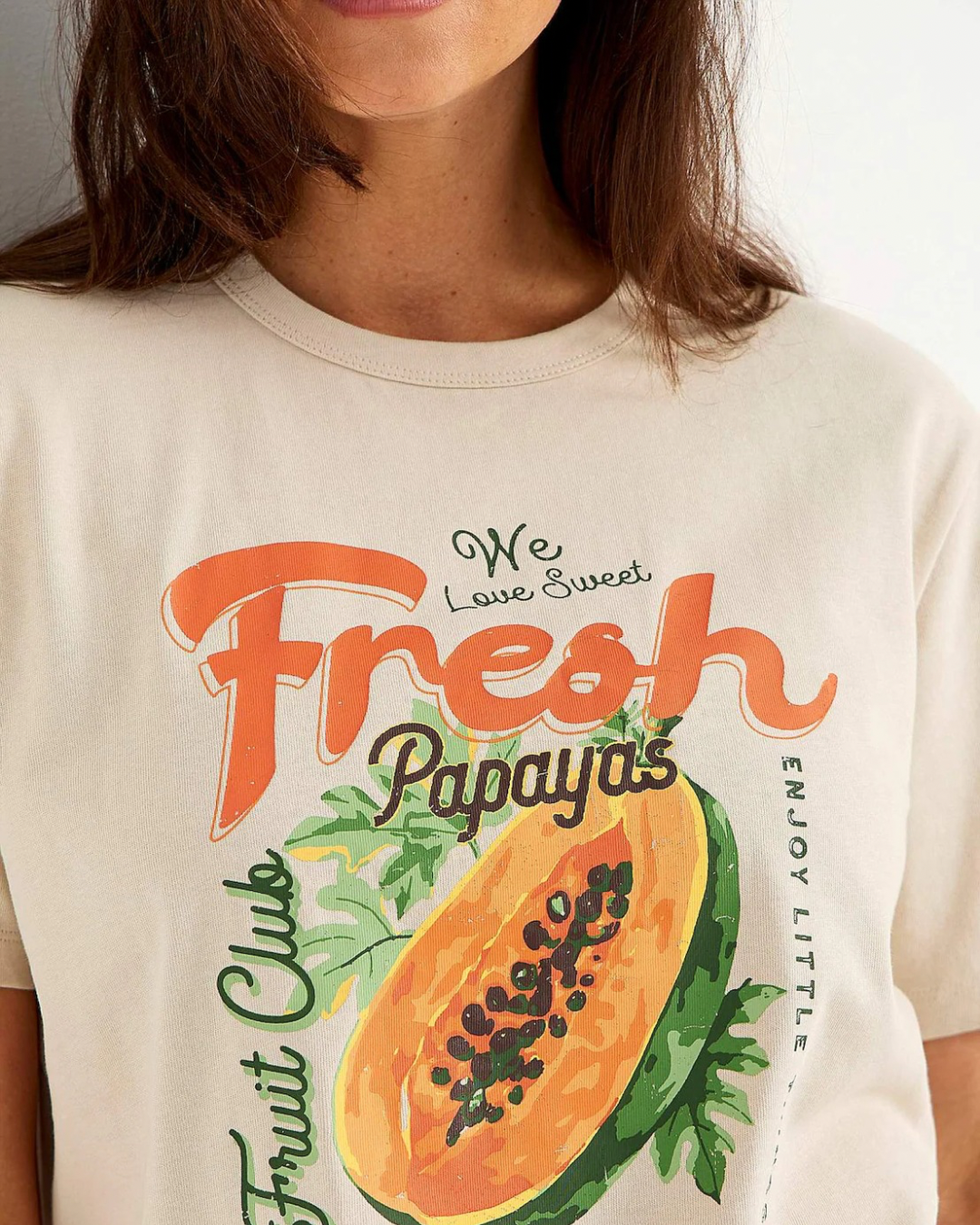 T-shirt papaya