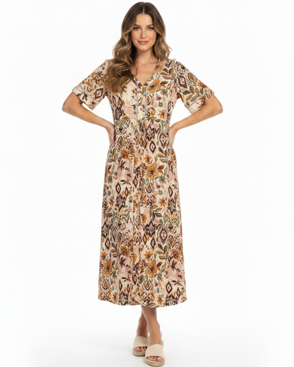 Klänning rayon