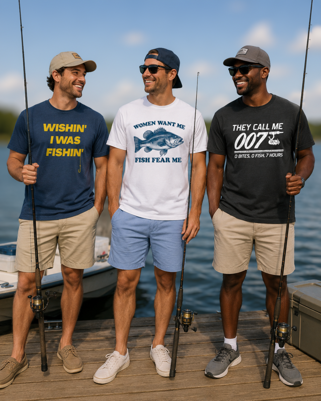 T-shirts med fiskemotiv