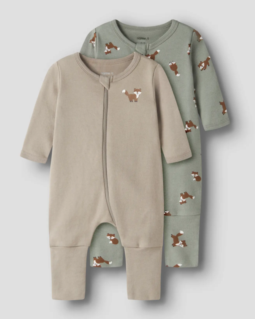 Pyjamas 2-pack rävar