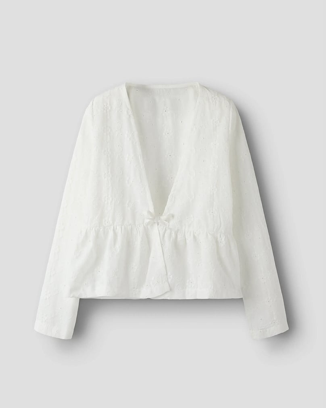 Blus med knyt