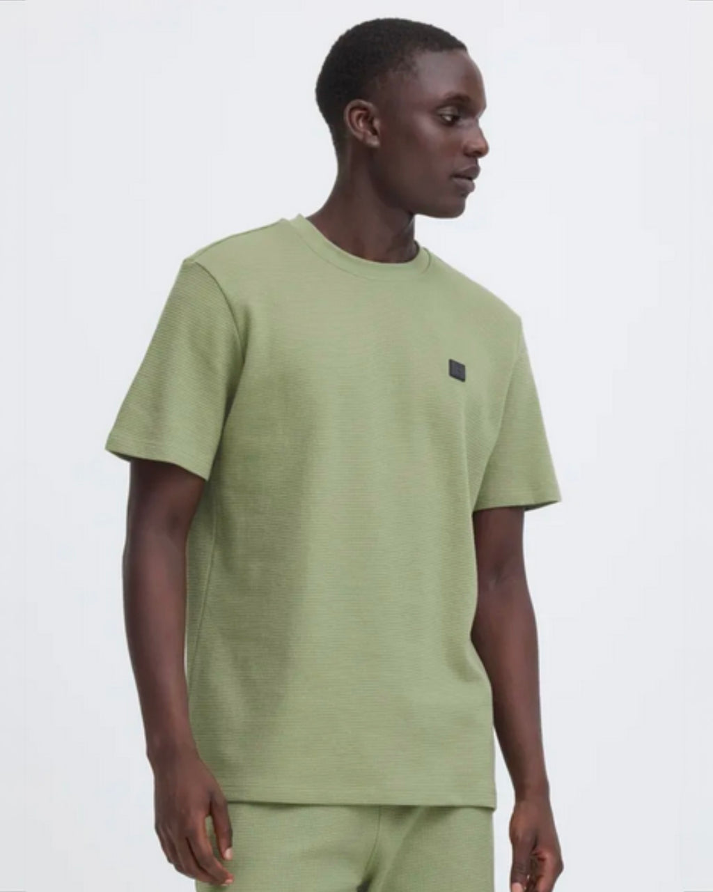 T-shirt med struktur
