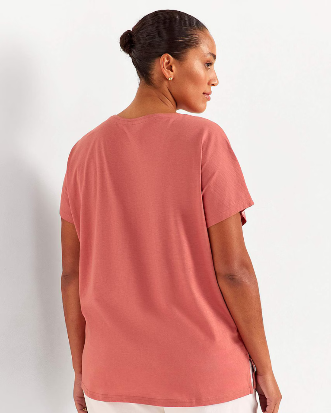 T-shirt med blommor