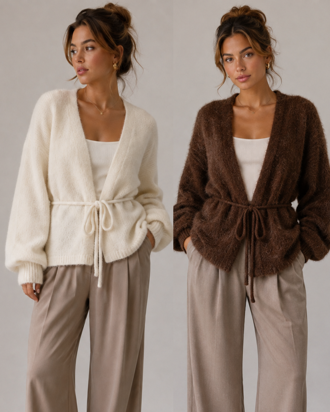 Cardigan fluffig