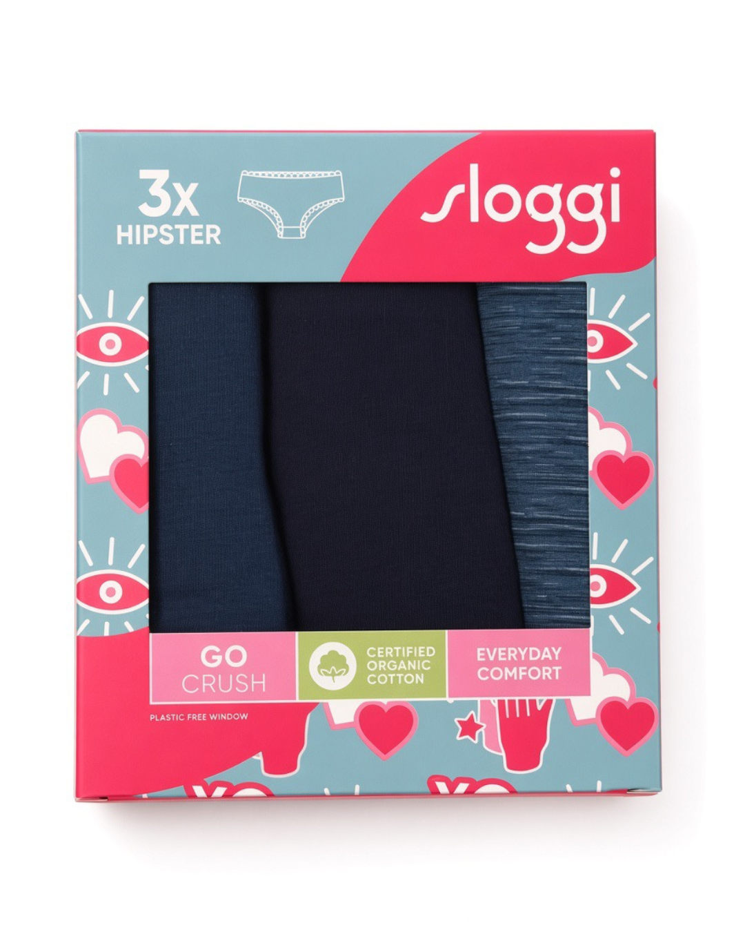 Trosor 3-pack hipster