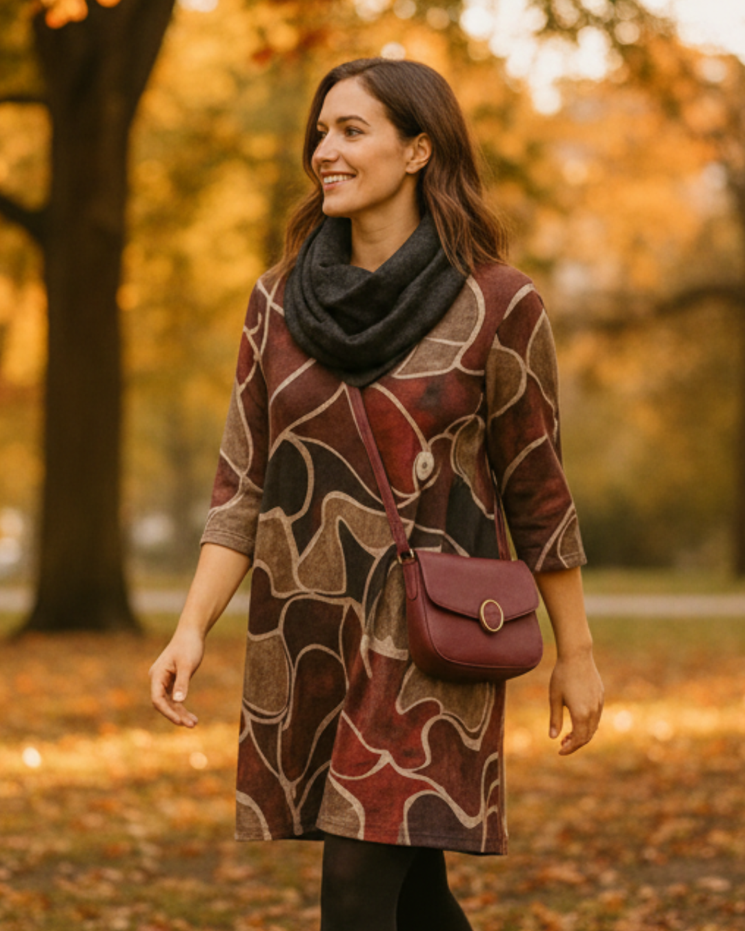 Tunika oversize + scarf