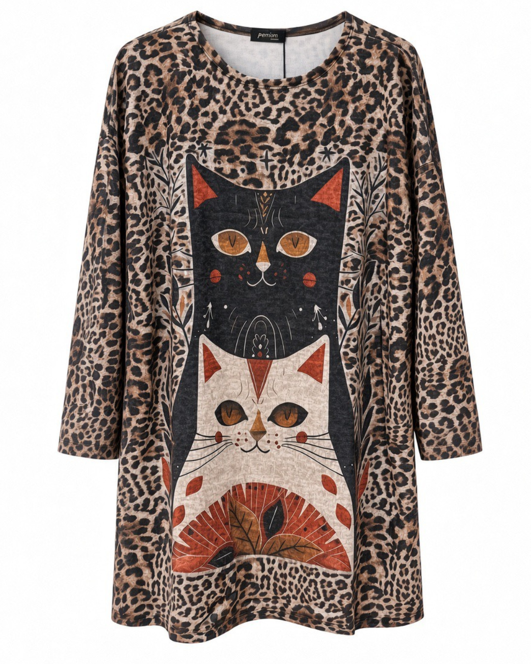 Tunika oversize katt