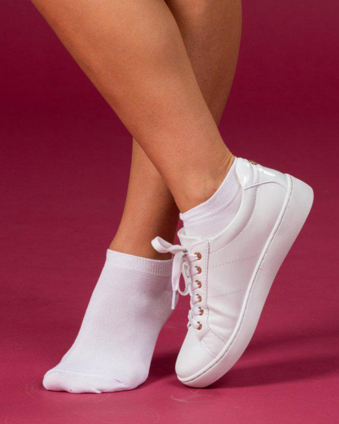 Sneakersstrumpor 2-pack bambu