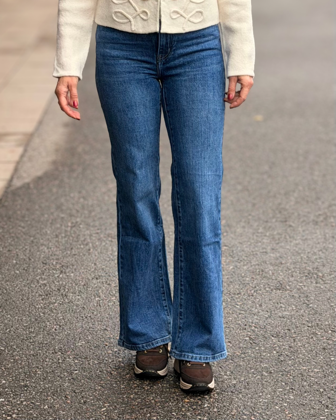 Jeans med lockfickor