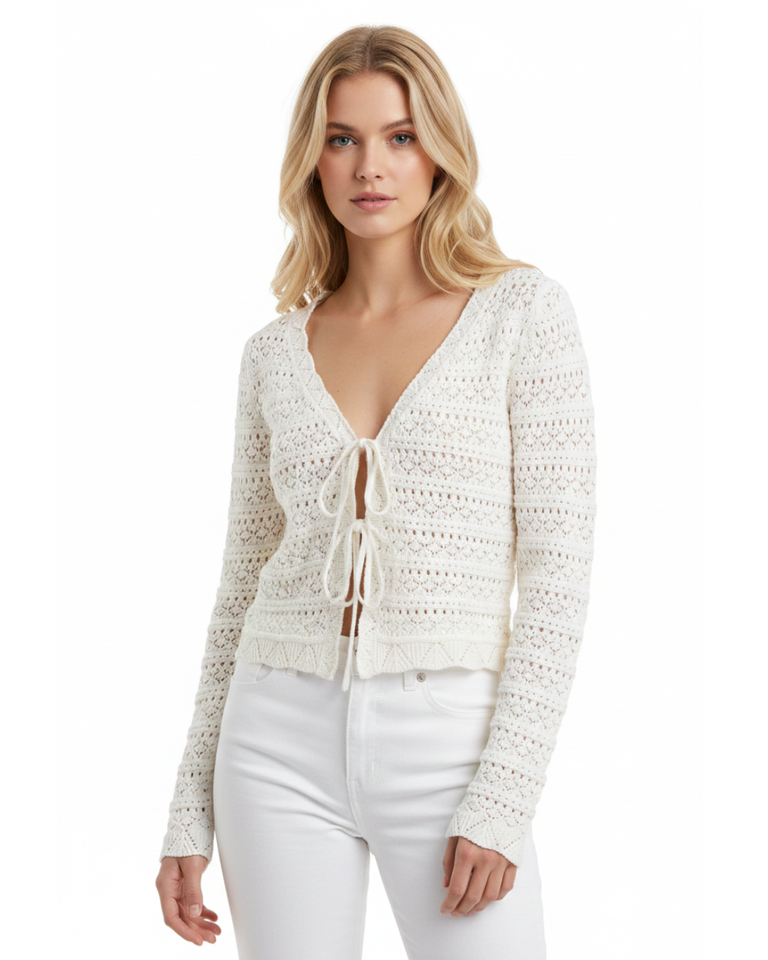Cardigan virkad