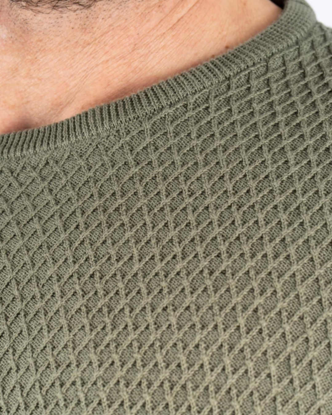 Pullover rund hals