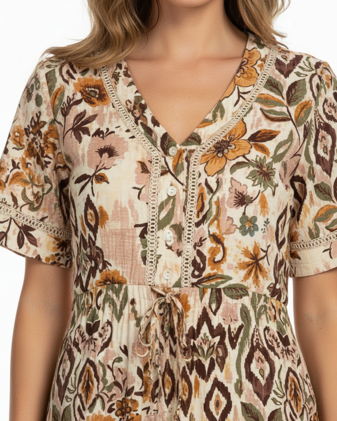 Klänning rayon