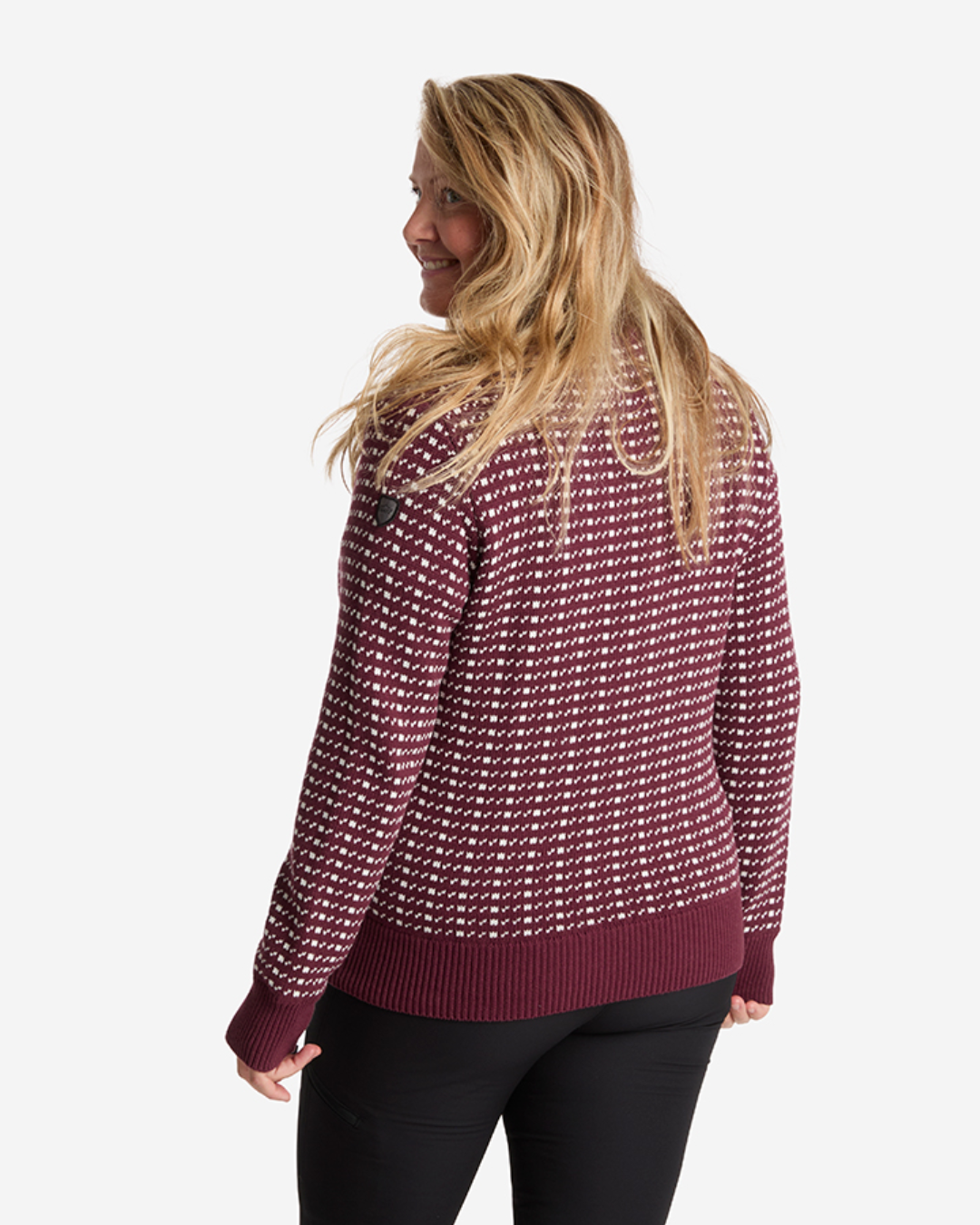 Half-zip fodrad Pricilla