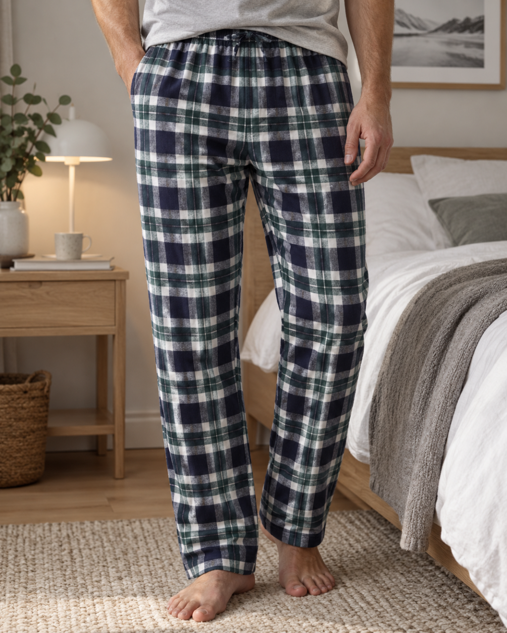 Pyjamasbyxor flanell