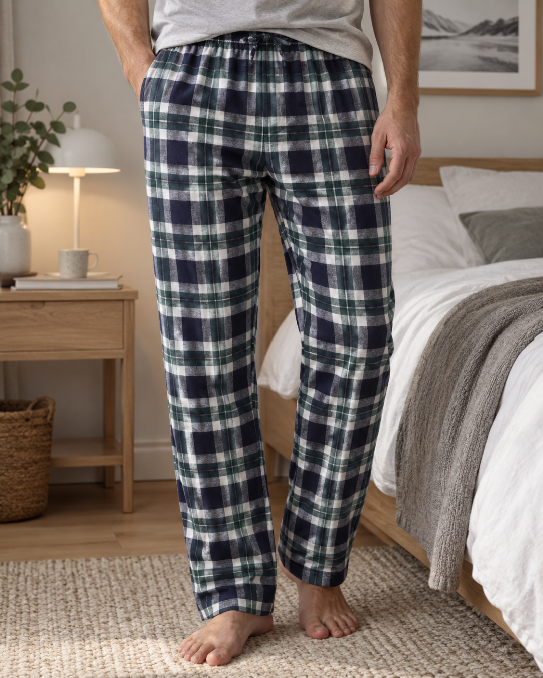 Pyjamasbyxor flanell