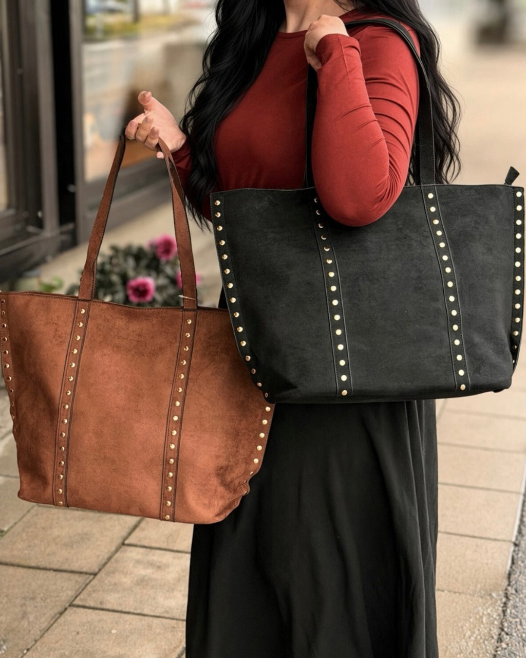 Totebag med nitar