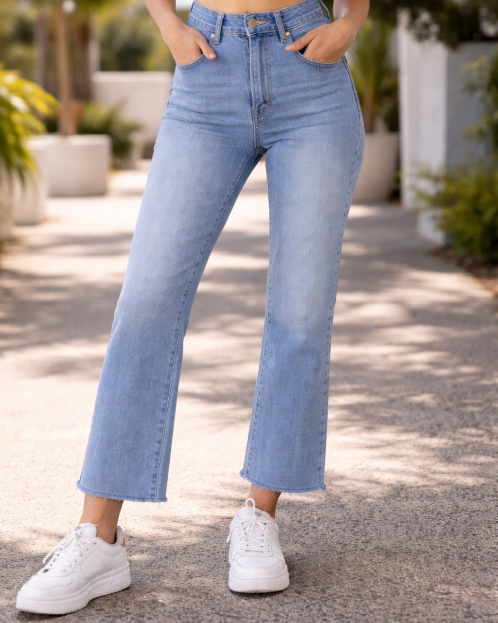 Jeans med flare