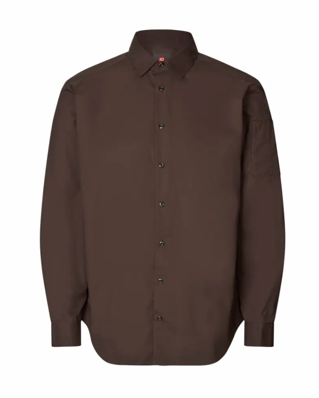 Skjorta Poplin med armficka