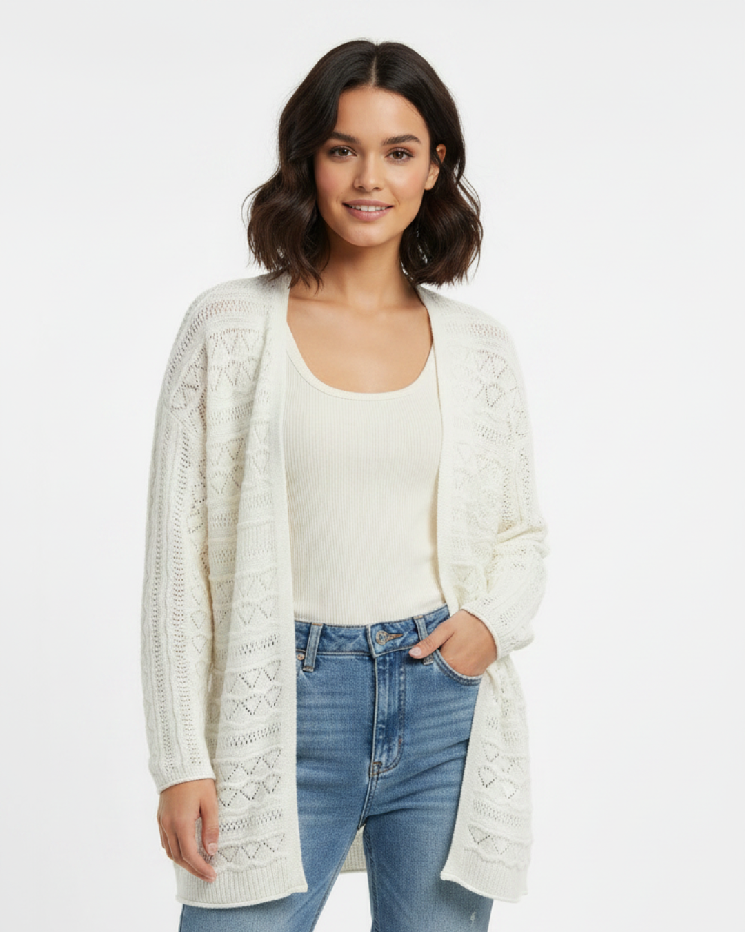 Cardigan virkad