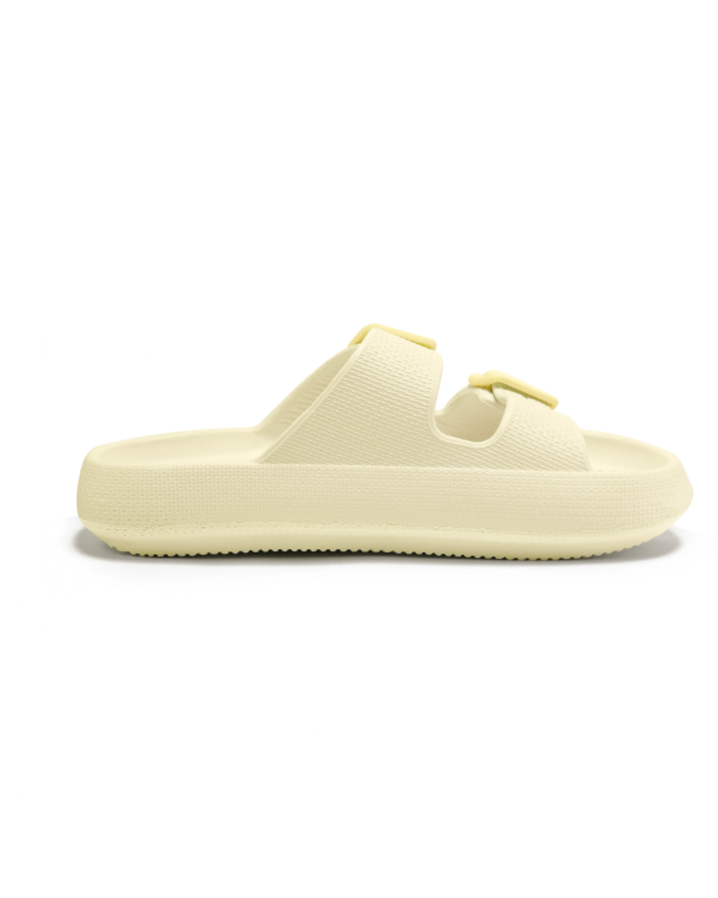 Plasttofflor med spänne
