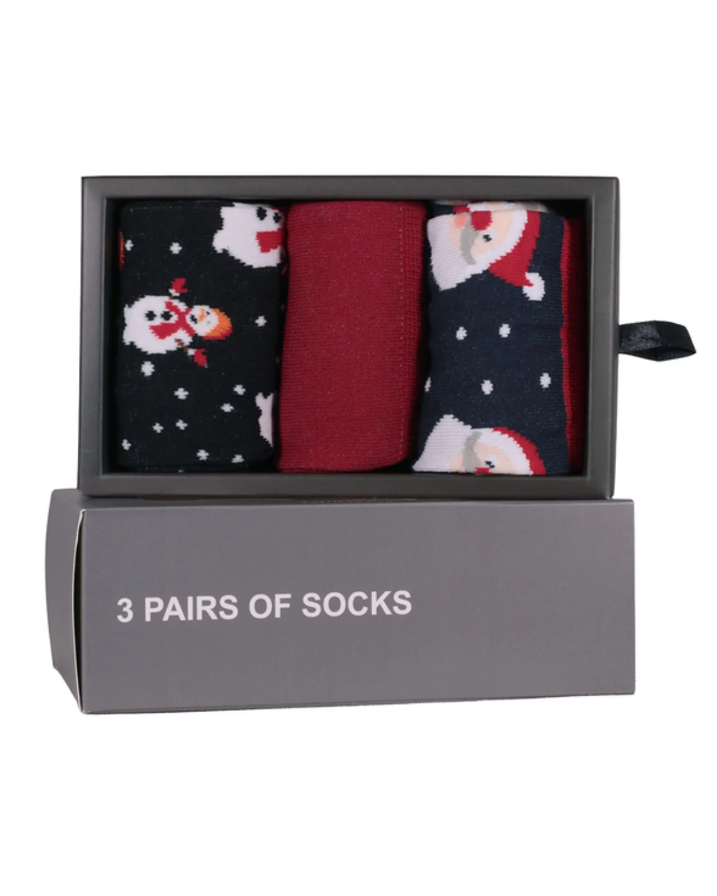 Presentförpackning strumpor jul