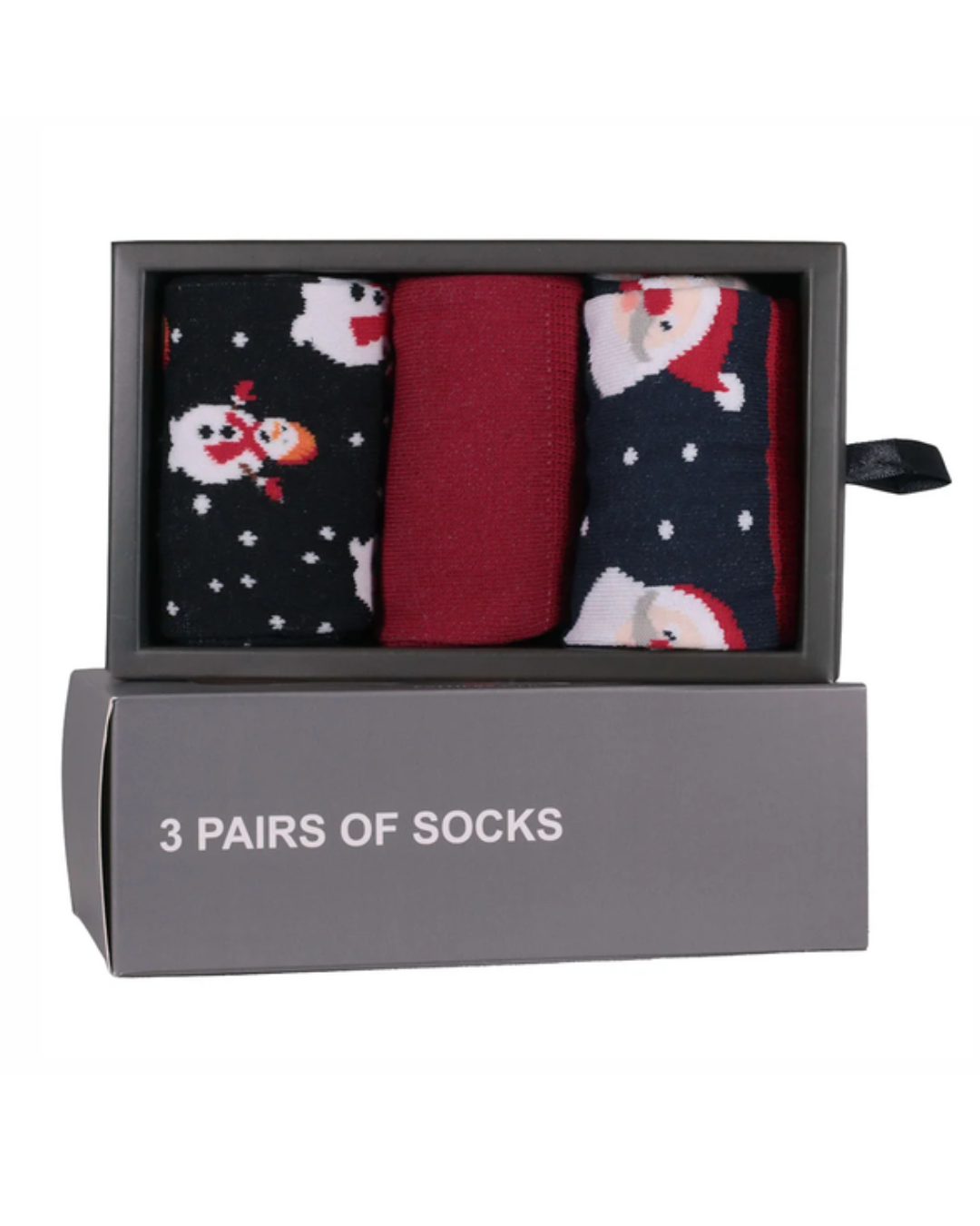 Presentförpackning strumpor jul