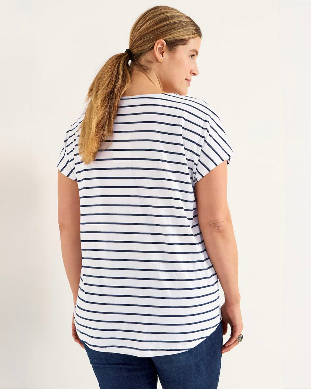 T-shirt randig 2-pack