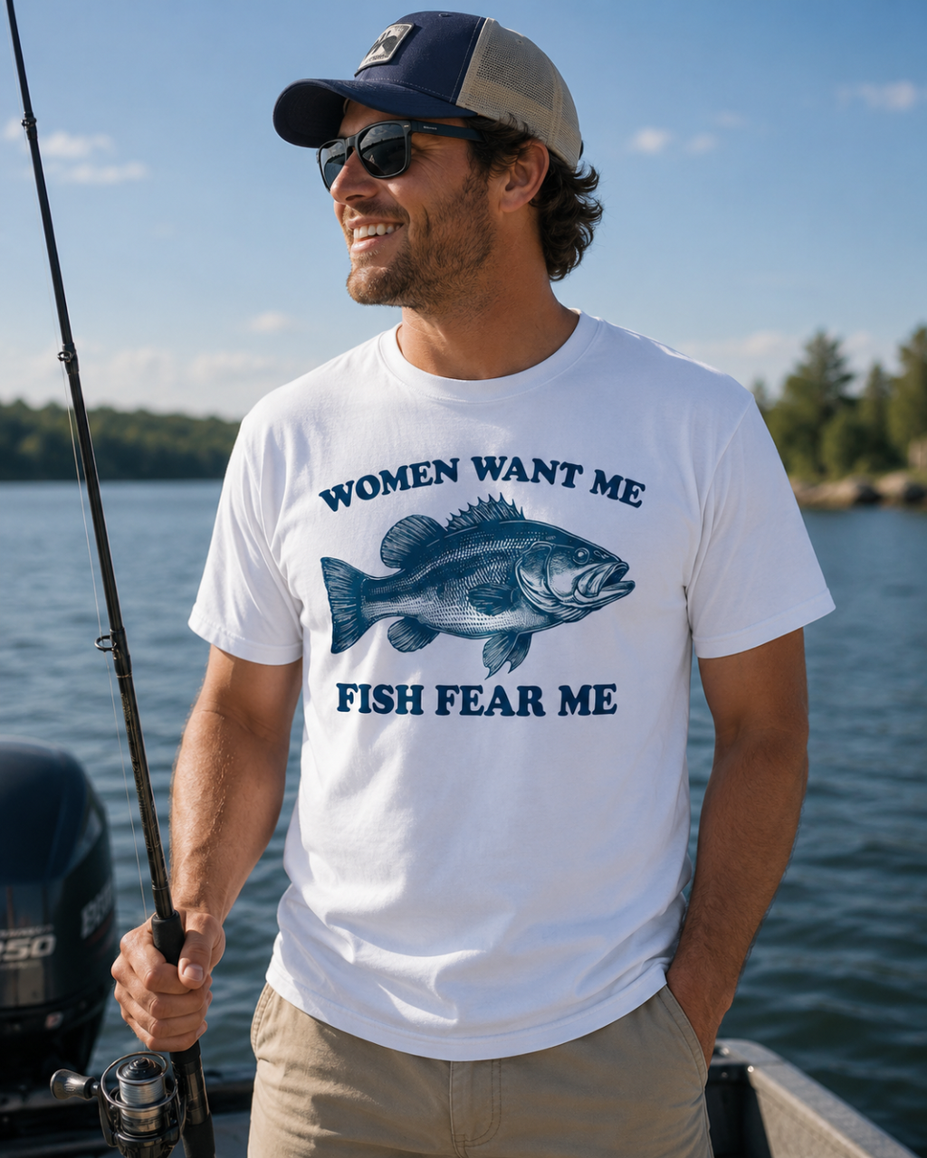 T-shirts med fiskemotiv