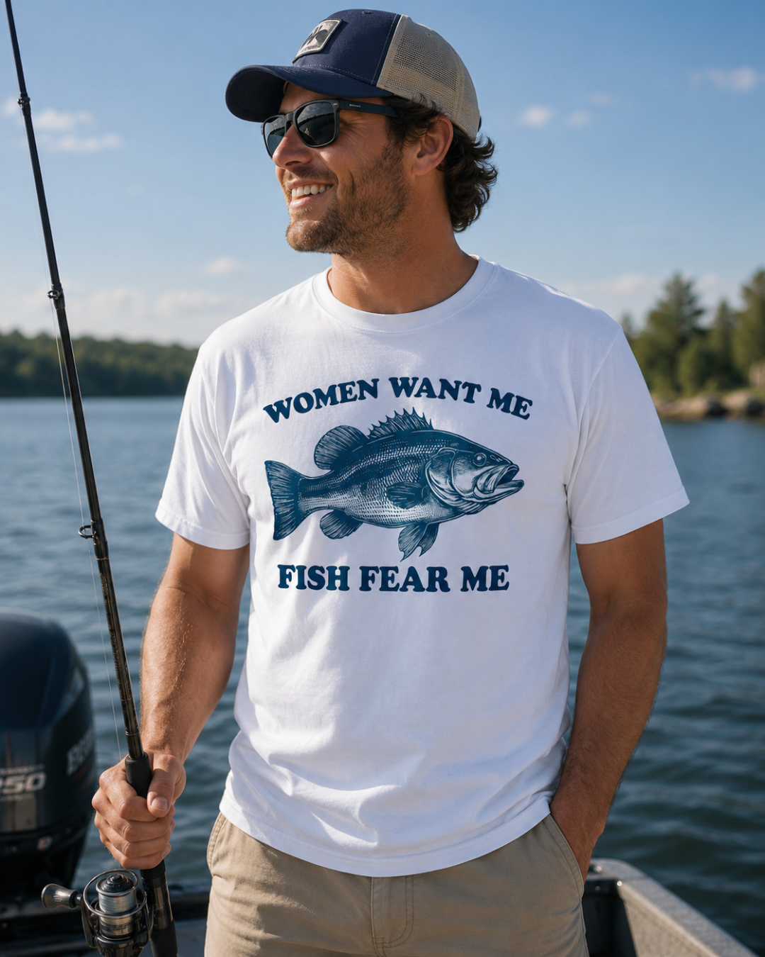 T-shirts med fiskemotiv