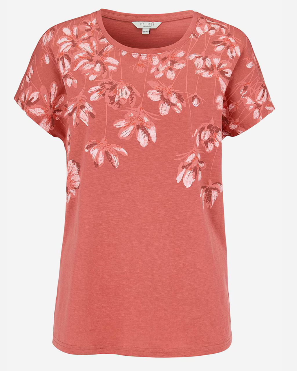 T-shirt med blommor
