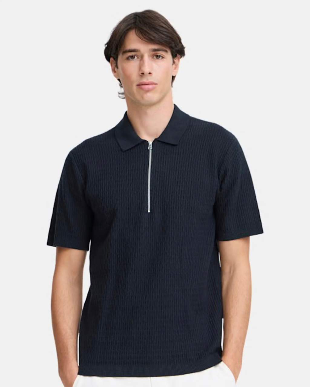 Piké med halfzip