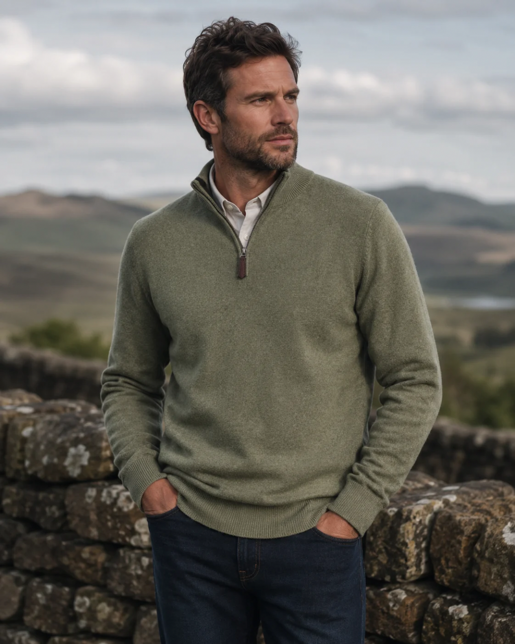 Half-zip