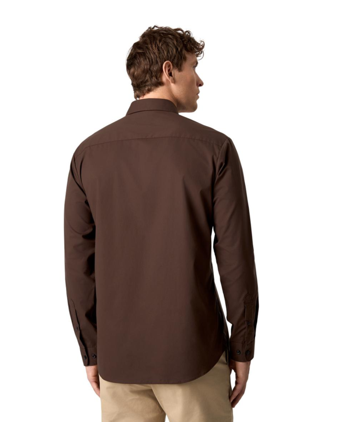 Skjorta Poplin med armficka