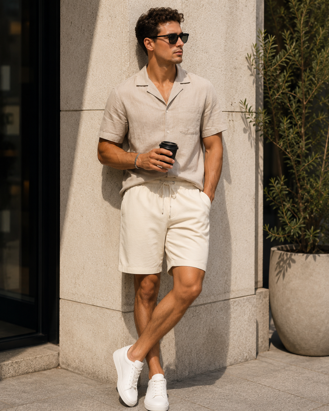 Shorts linne