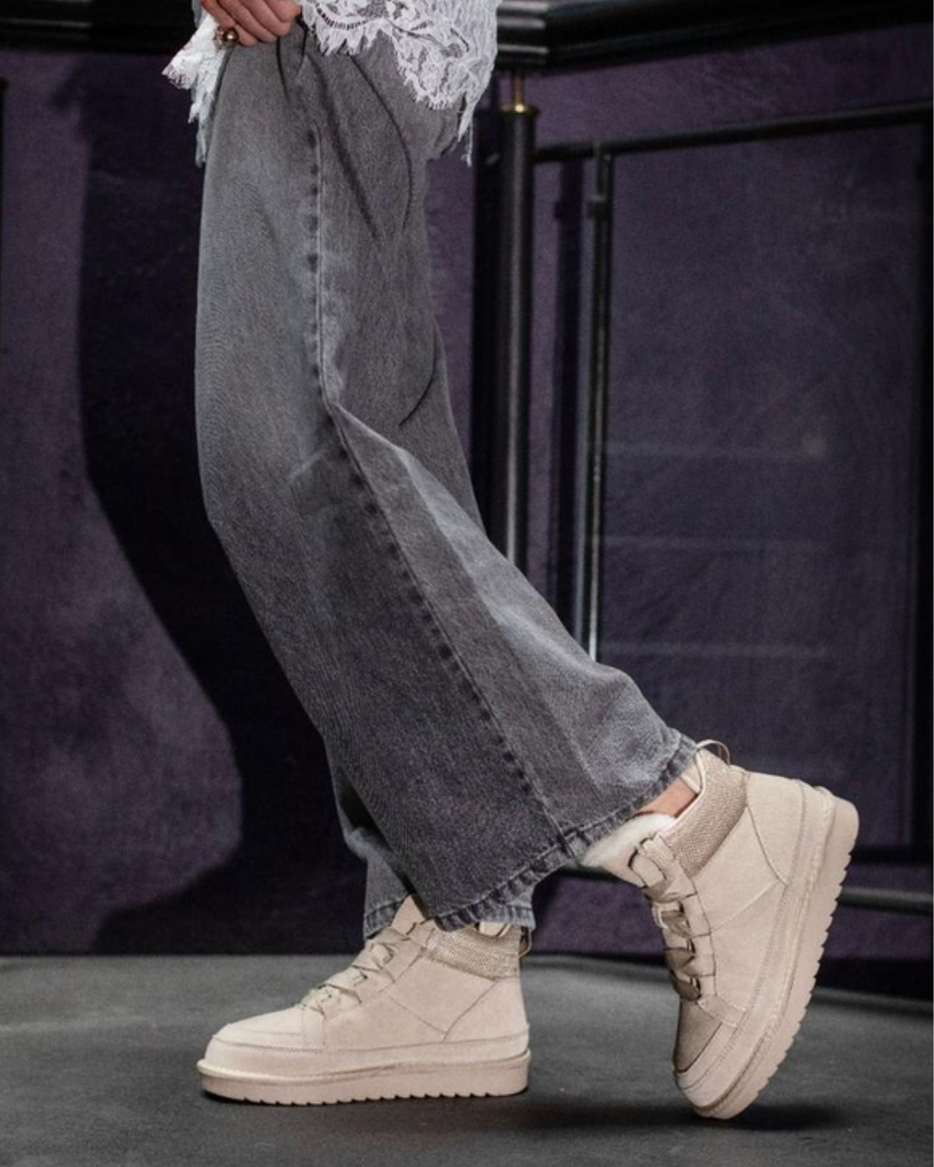 Sneakers fodrade & vattenavvisande