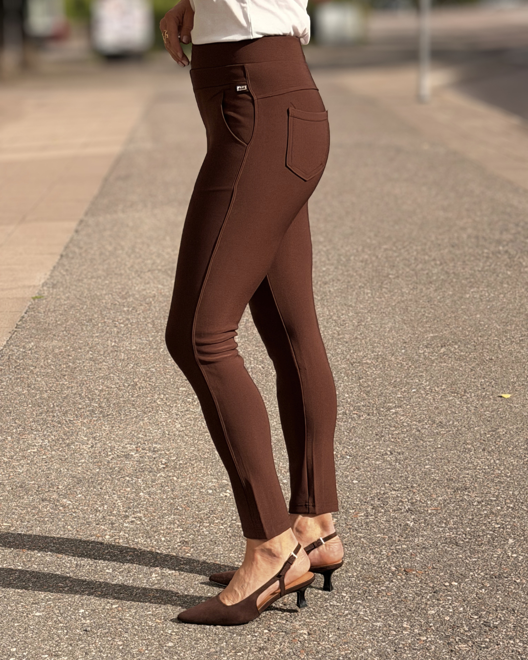 Leggings med fickor
