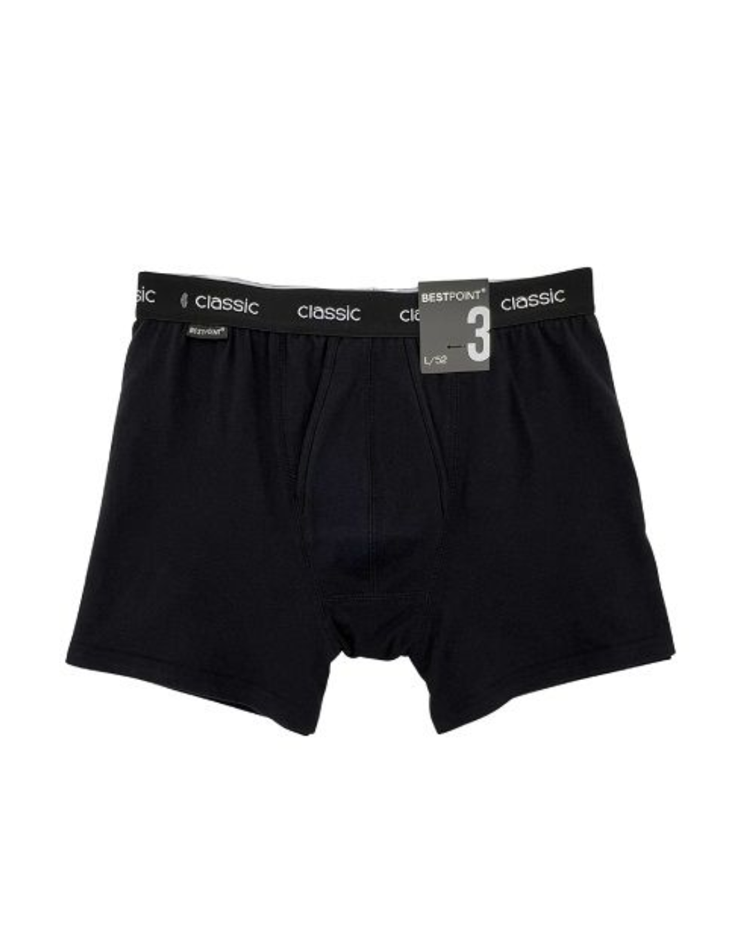 Boxerkalsonger med gylf 3-pack