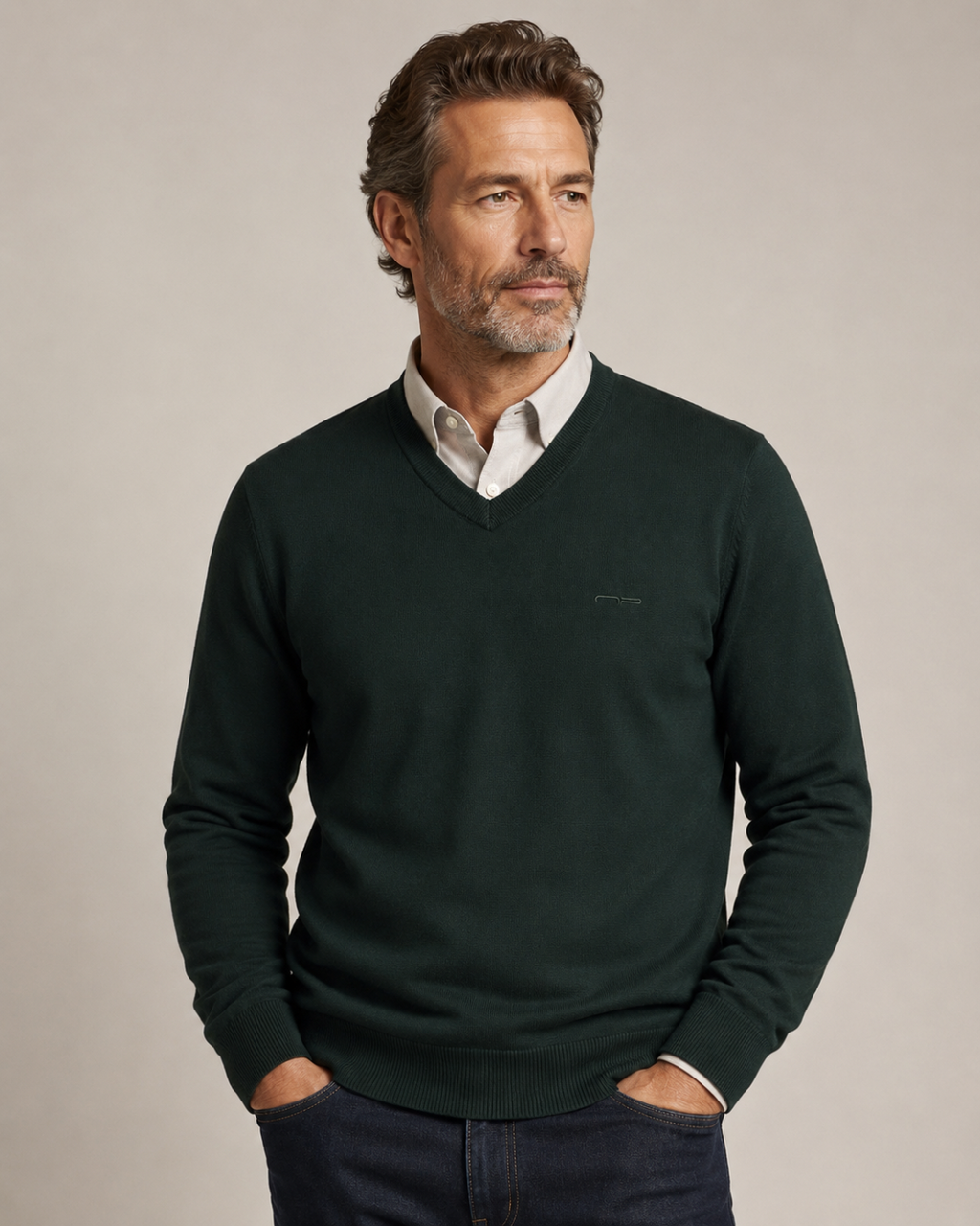 Pullover v-hals