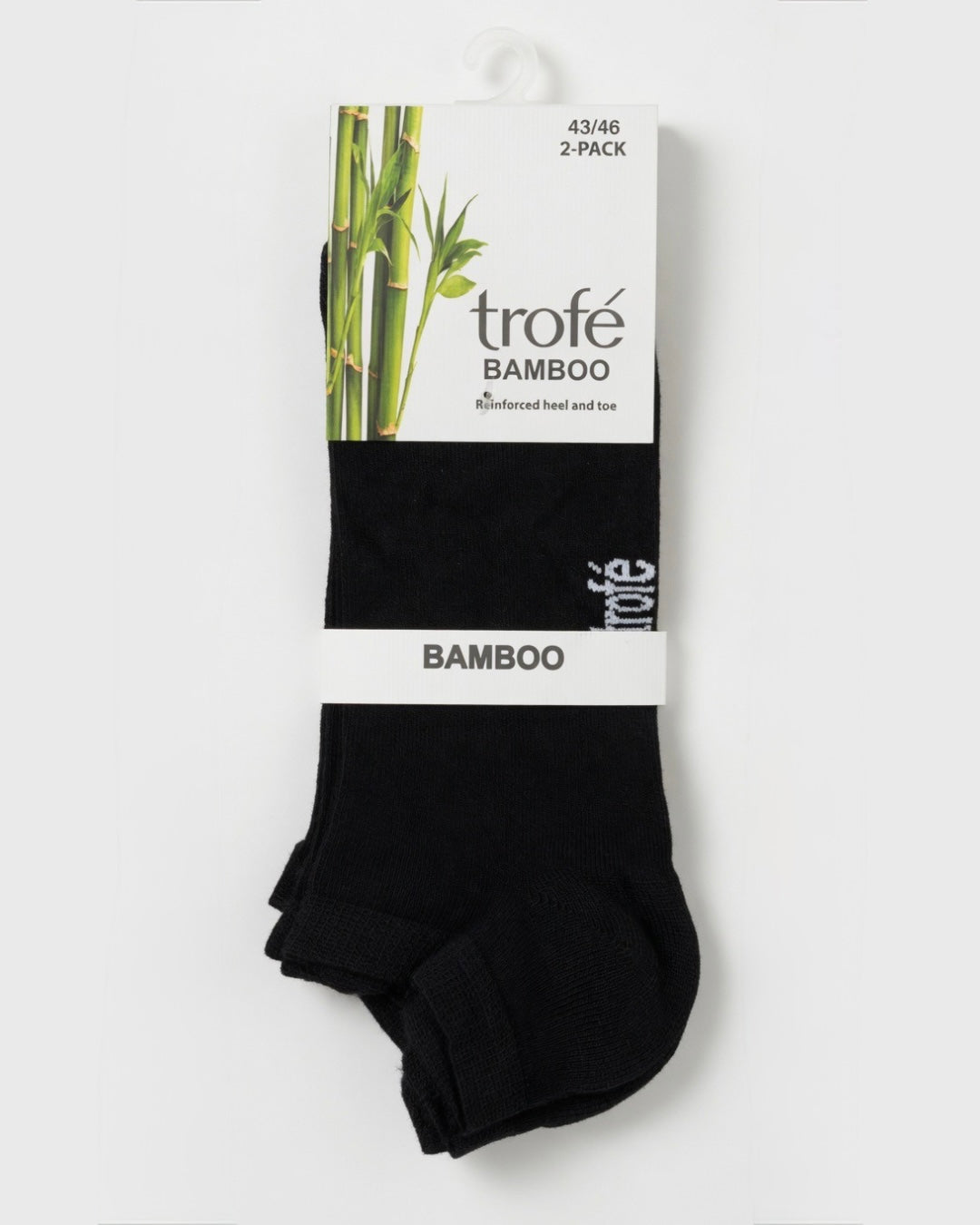 Sneakersstrumpor 2-pack bambu