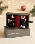 Presentförpackning strumpor jul