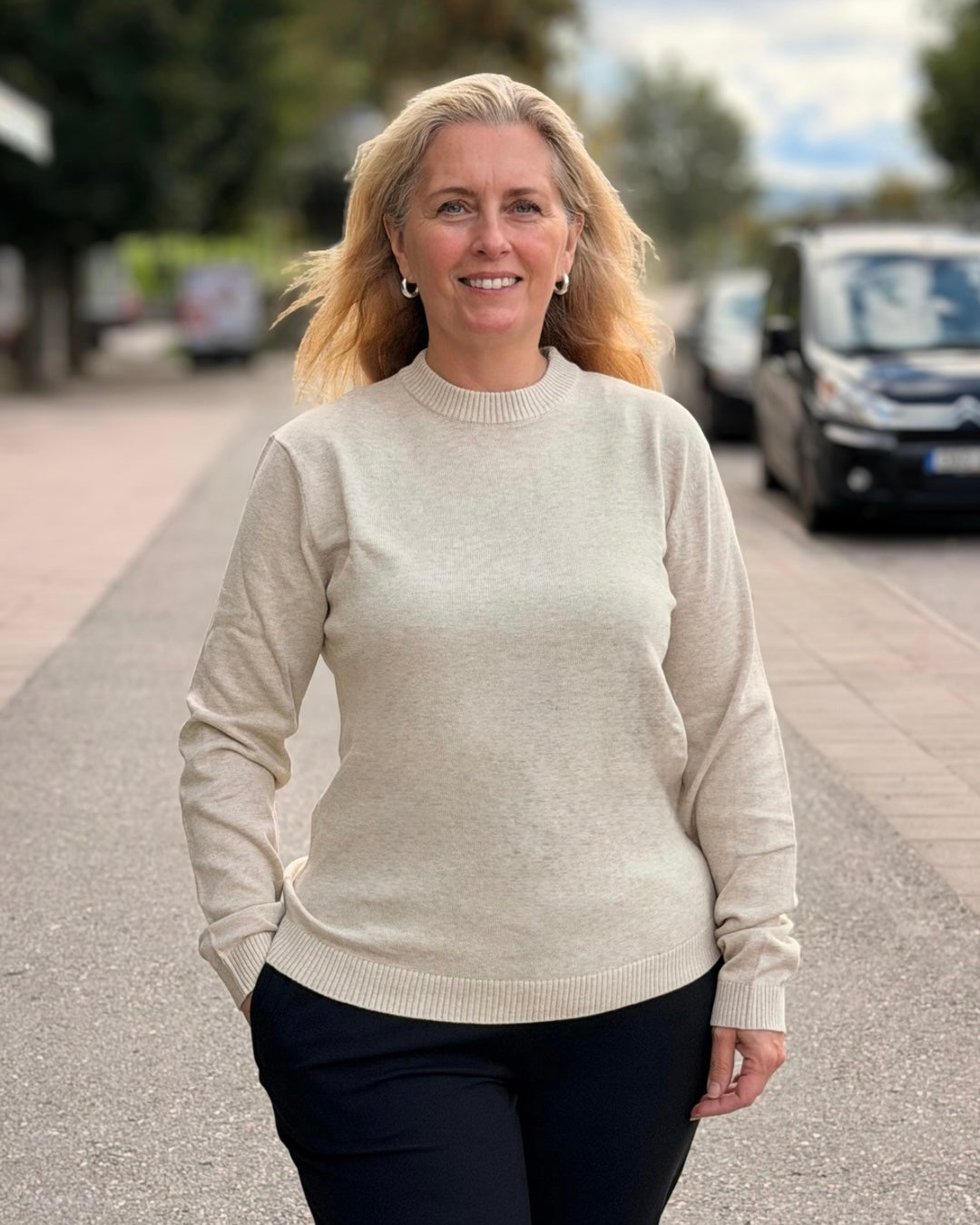 Crew neck i 3 färger