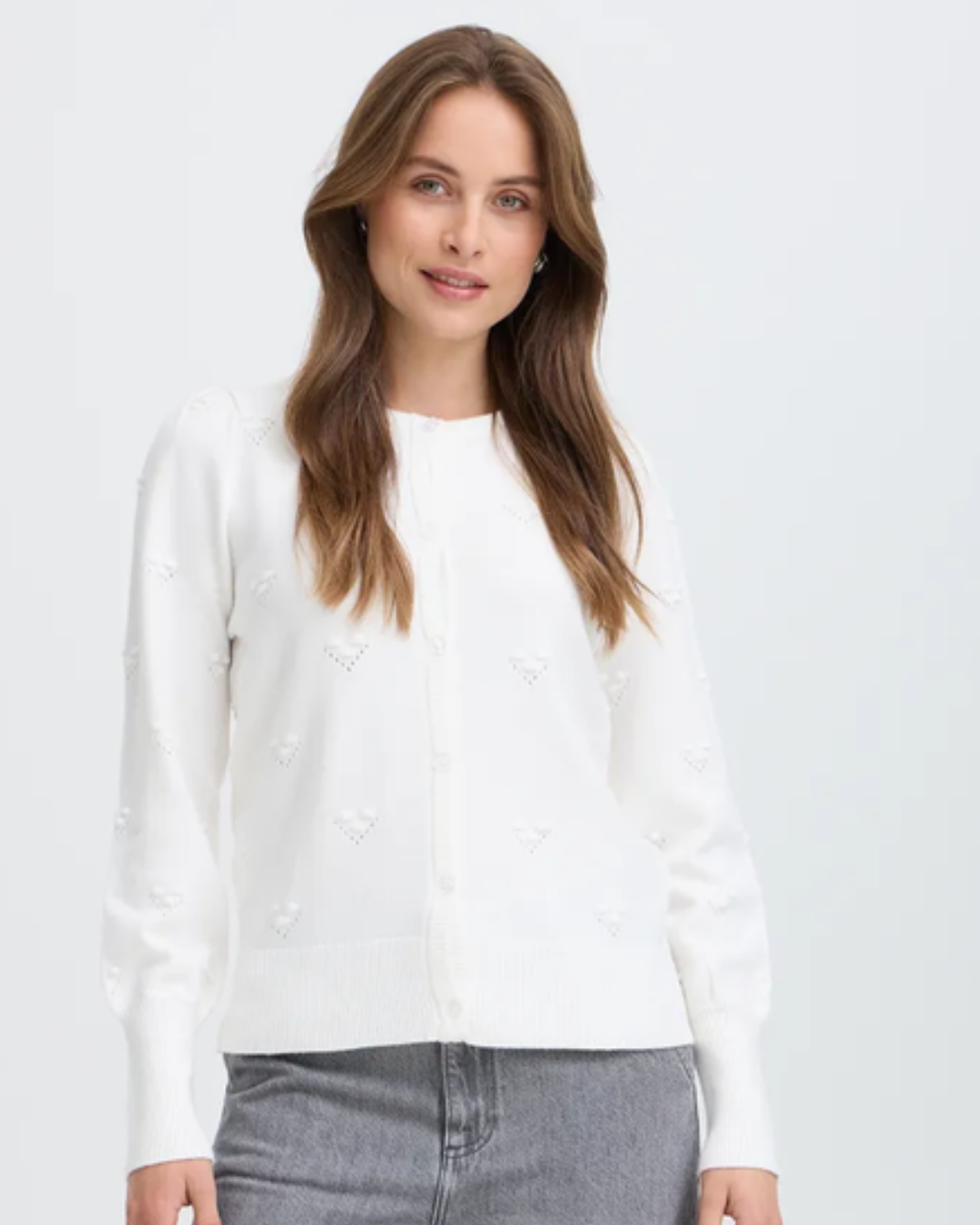 Cardigan Pointelle