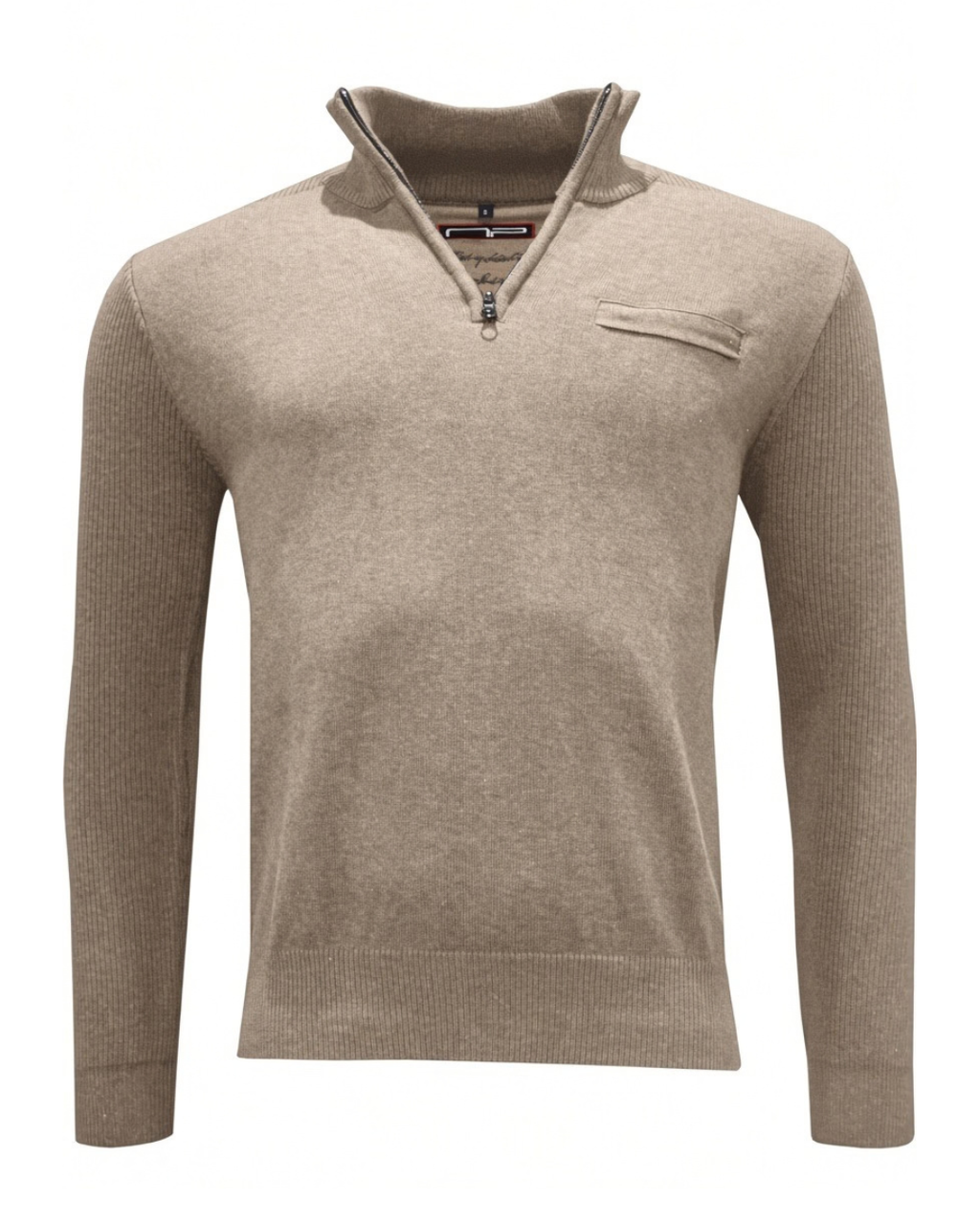 Half-zip i 2 färger