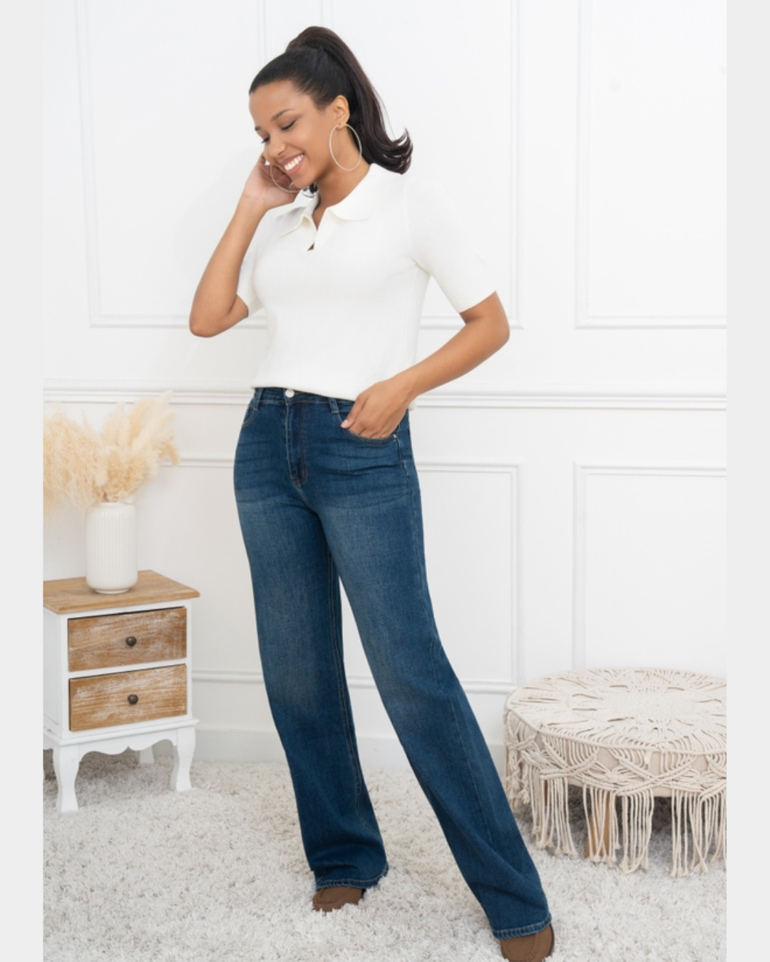Jeans vida ben extra långa